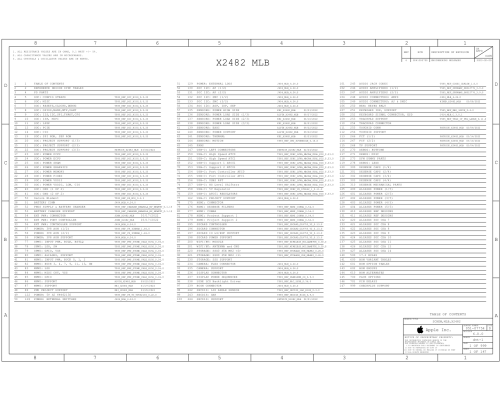 APPLE MACBOOK PRO 14 M3 A2918 2023  X2482 MLB 820-02757 051-07754 REV6.0.0 SCHEMATIC